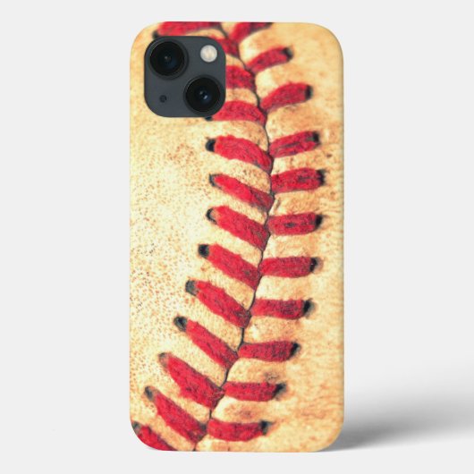 Coques Case-Mate iPhone balle de baseball vintage (Verso)