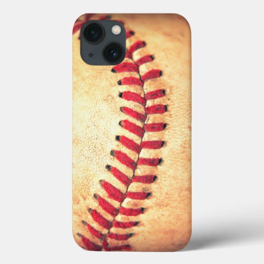 Coques Case-Mate iPhone balle de baseball vintage (Verso)