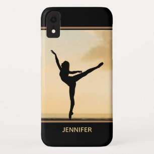 Case-Mate iPhone Case Ballerina Arabesque Sunset Silhouette Personnalisé