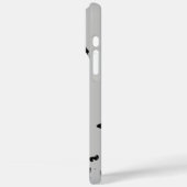 Coques Case-Mate iPhone Ballerina Butterflies Black Silhouette Nom moderne (Verso / Gauche)