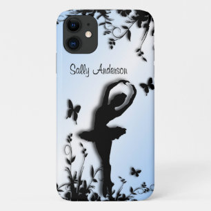 Case-Mate iPhone Case Ballerina en bleu jardin personnel
