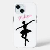Coques Case-Mate iPhone Ballerina simple personnalisée (Verso)