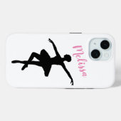 Coques Case-Mate iPhone Ballerina simple personnalisée (Verso (horizontal))