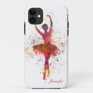 Case-Mate iPhone Case Ballerina Splatter Art Nom personnalisé   Ballet