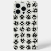 Coques Case-Mate iPhone Balles noires, Paws de chien, Paws de chat, Plan (Verso)