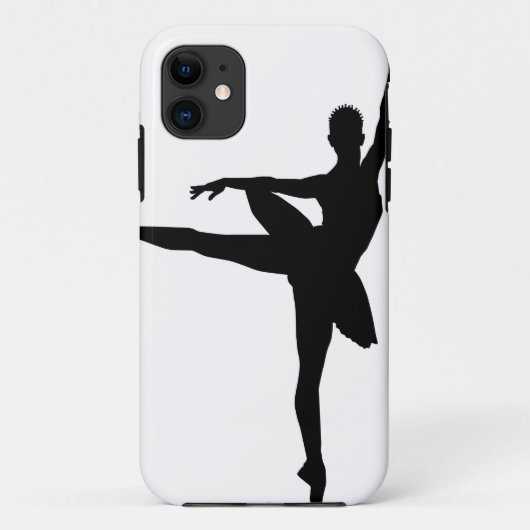 Coques Case-Mate iPhone Ballet simple Ballerina noir blanc (Dos)