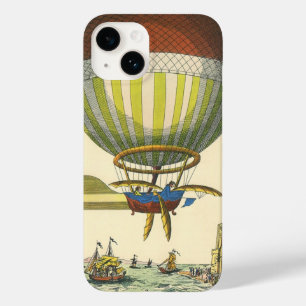 Coques Pour iPhone Ballon à air chaud à vapeur de science-fiction vin