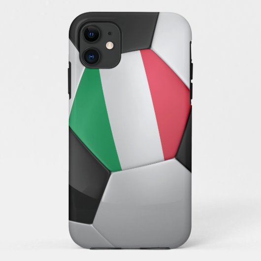 Coques Case-Mate iPhone Ballon de football de l'Italie (Dos)