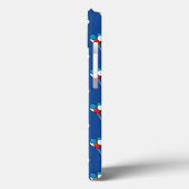 Coques Case-Mate iPhone Ballons bleu blanc rouge patriotique (Verso / Gauche)