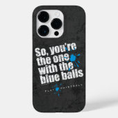 Coques Case-Mate iPhone Ballons Bleus Paintball (Verso)
