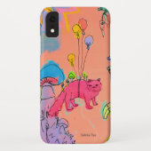 Coques Case-Mate iPhone Ballons de chat (Dos)