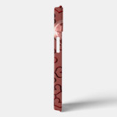 Coques Case-Mate iPhone Ballons de coeur rose et amour (Verso / Droite)