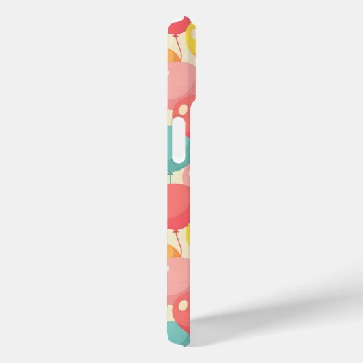 Coques Case-Mate iPhone Ballons de fête de différentes couleurs (Verso / Droite)