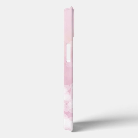Coques Case-Mate iPhone Ballons de Parties scintillant en verre rose (Verso / Droite)