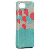 Coques Case-Mate iPhone Ballons rouges (Dos/Droit)