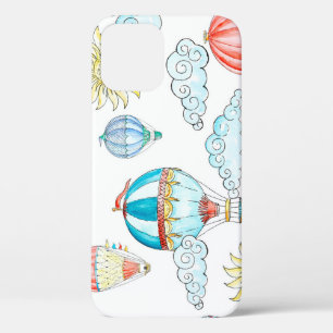 Case-Mate iPhone Case Ballons vintages : Aquarelle Whimsical sans joint.