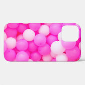 Coques Case-Mate iPhone Balloons Roses Festive Design Arrière - plan. (Verso (horizontal))