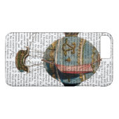 Coques Case-Mate iPhone Ballotte à air chaud avec plume de queue (Dos (Horizontal))
