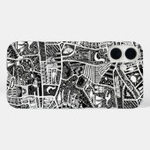 Coques Case-Mate iPhone balnéaire rural noir (Verso (horizontal))