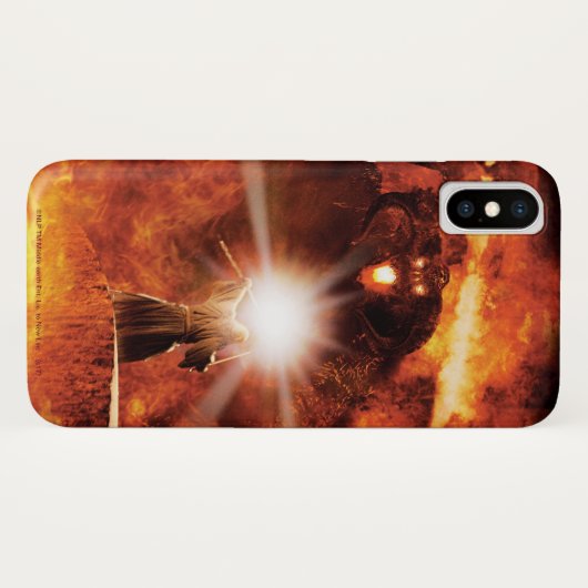 Coques Case-Mate iPhone Balrog contre GANDALF™ (Dos (Horizontal))