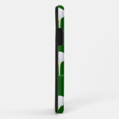 Coques Case-Mate iPhone Bals de golf en motif vert (Dos/Droite)