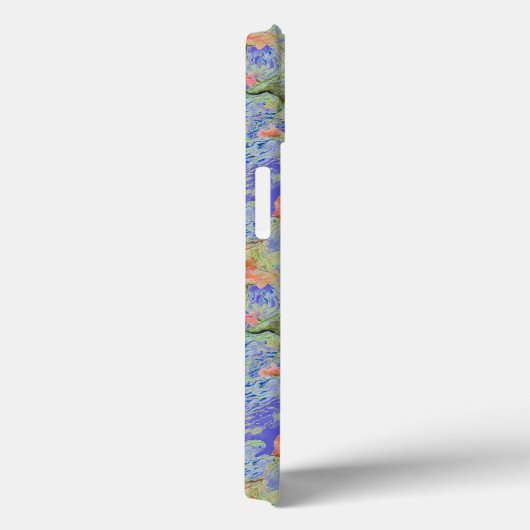 Coques Case-Mate iPhone Balsam et Lobelia fleurs & Initiales (Verso / Droite)