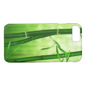 Coques Case-Mate iPhone Bambou Vert Avec Lumières De Bokeh Pâles À L'Arriè (Dos (Horizontal))