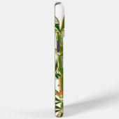 Coques Case-Mate iPhone Bambou vert isolé sur fond blanc (Verso / Droite)