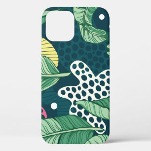 Case-Mate iPhone Case Banana feuilles abstraits, couleurs tendance