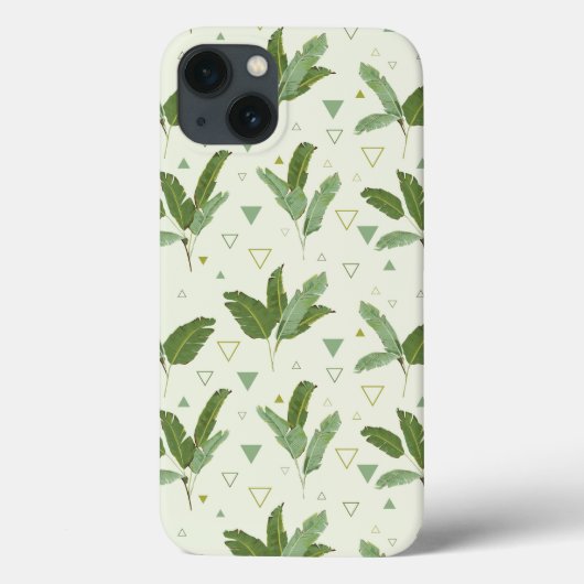 Coques Case-Mate iPhone Banana Leaf With Triangles (Verso)