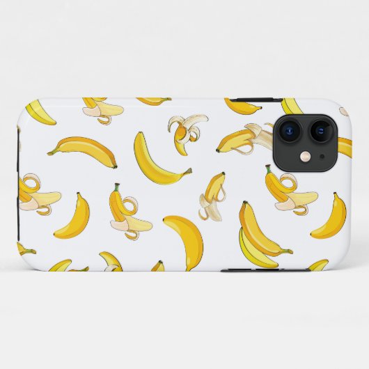 Coques Case-Mate iPhone Banana Pattern 4 (Dos (Horizontal))