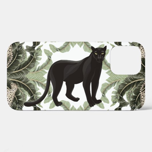 Coques Case-Mate iPhone Banana Tree Cheetah Motif tropical (Verso (horizontal))