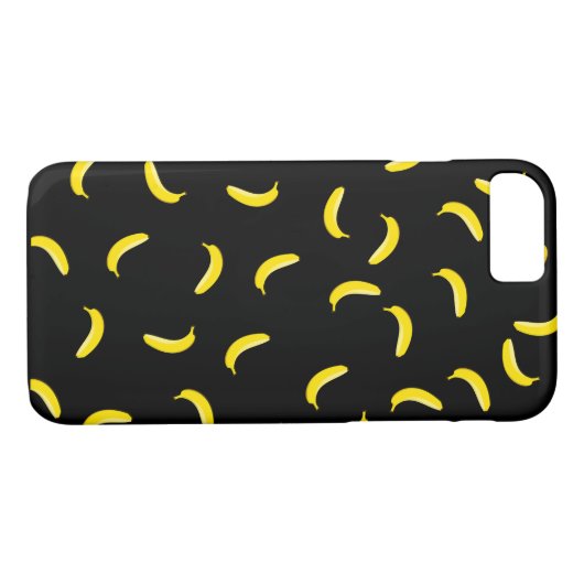 Coques Case-Mate iPhone Banane noire (Dos (Horizontal))