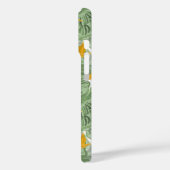 Coques Case-Mate iPhone Banane tropicale moderne vert Motif Monogramme (Verso / Gauche)