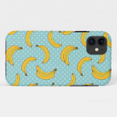 Coques Case-Mate iPhone Bananes et points de Polk (Dos (Horizontal))