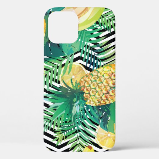 Coques Case-Mate iPhone Bananes exotiques citrons Tropical sans joint (Verso)