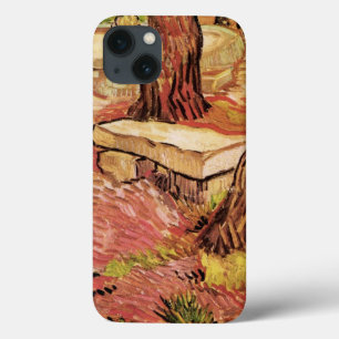 Case-Mate iPhone Case Banc de pierre de Van Gogh dans le jardin, hôpital