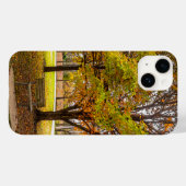 Coques Case-Mate iPhone Banc de vue d'automne (Verso (horizontal))