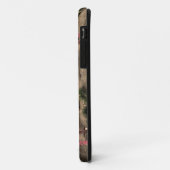 Coques Case-Mate iPhone Banc rose avec tulipes roses (Dos/Gauche)