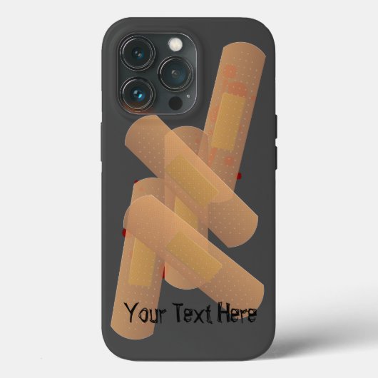 Coques Case-Mate iPhone Bandages FUNNY - Personnalisables (Verso)