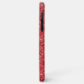 Coques Case-Mate iPhone Bandana Red Paisley (Dos/Gauche)