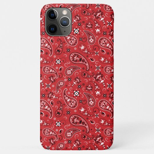 Coques Case-Mate iPhone Bandana Red Paisley (Dos)