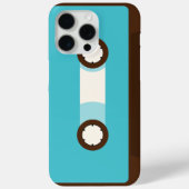 Coques Case-Mate iPhone Bande Aqua et Brown Retro (Verso)