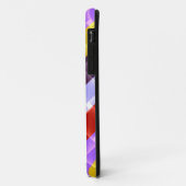Coques Case-Mate iPhone Bande arc-en-ciel brillante design moderne (Dos/Gauche)