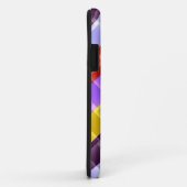 Coques Case-Mate iPhone Bande arc-en-ciel brillante design moderne (Dos/Droite)