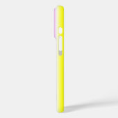 Coques Case-Mate iPhone bande arc-en-ciel rose jaune (Verso / Gauche)