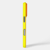 Coques Case-Mate iPhone bande arc-en-ciel rose jaune (Verso / Droite)