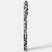 Coques Case-Mate iPhone Bande BW 2Part Ptn Damask (Personnalisée) (Verso / Droite)