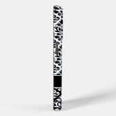 Coques Case-Mate iPhone Bande BW 2Part Ptn Damask (Personnalisée) (Verso / Droite)