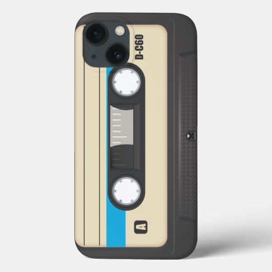 Coques Case-Mate iPhone Bande Compact Cassette vintage (Verso)